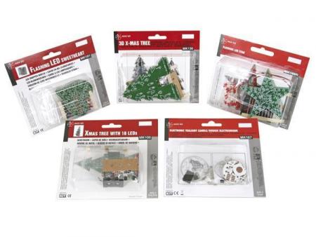 Kerst Gadget Led Kerstbomen Bouwpakket Velleman Minikits velleman minikits kopen in de aanbieding