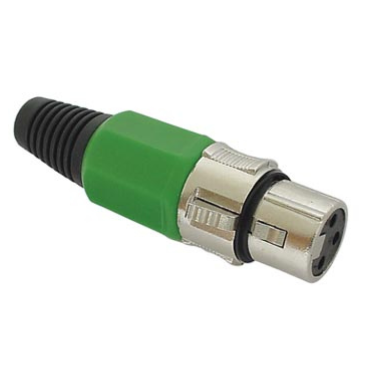 XLR chassismontage - Type: Female Aansluting: XLR 3-polig Bevestiging