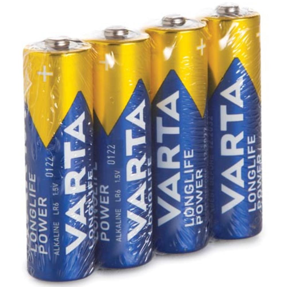 HIGH-ENERGY ALKALINE AA / LR6 1.5V-2600mAh 4906.801.354 (4 st./krimp) - Varta