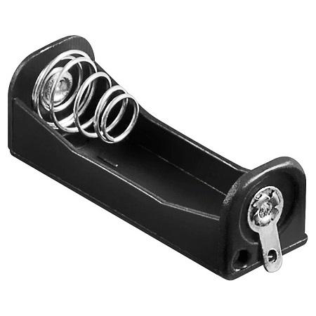 1x N batterij houder- soldeerogen - Goobay