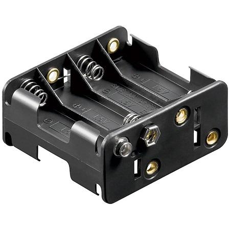 AA batterij houder - Goobay