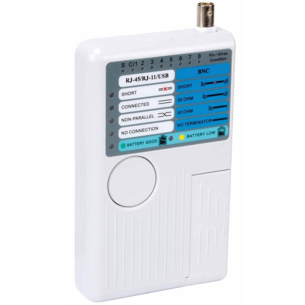 Proster RJ45 netwerkkabeltester met lcd-display, PoE ethernetkabelzoeker, digitaal en analoog, spanningsdetectie, continuïteit en actieve lijn voor professioneel netwerkonderhoud