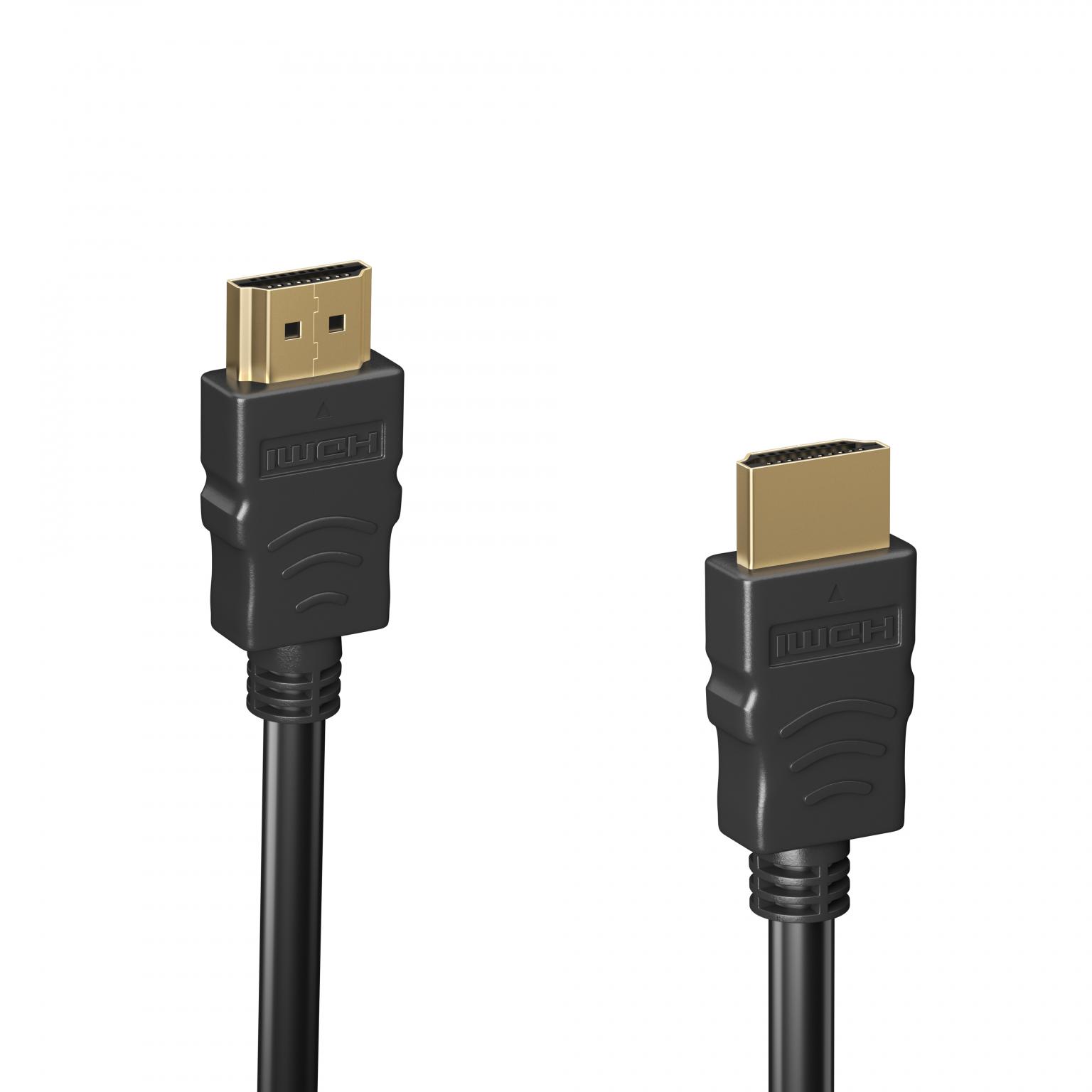HDMI Kabel - 15 meter - Gold Plated - High Speed - 10.2 Gbps - Full HD 1080p - 3D - 4K@30 Hz - ARC - Zwart