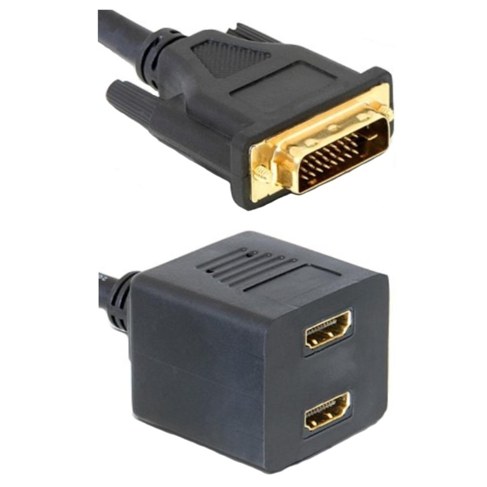 DVI-D naar HDMI splitter - Delock
