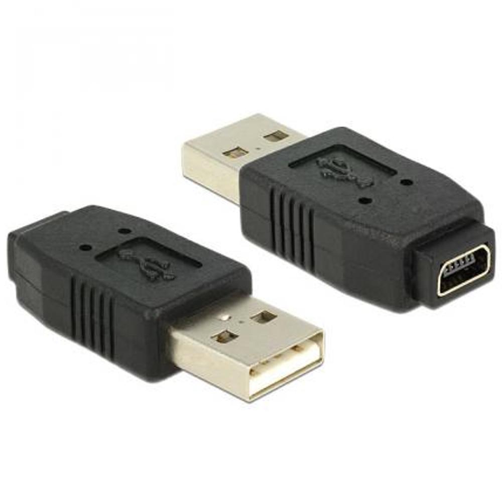 USB A naar Mini USB Verloopstekker