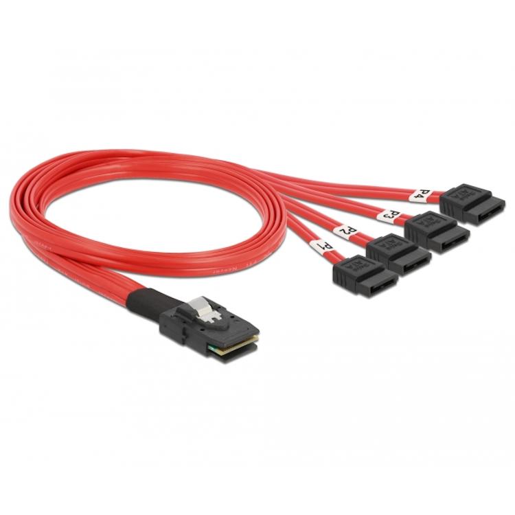 Mini SAS naar SATA kabel - Delock