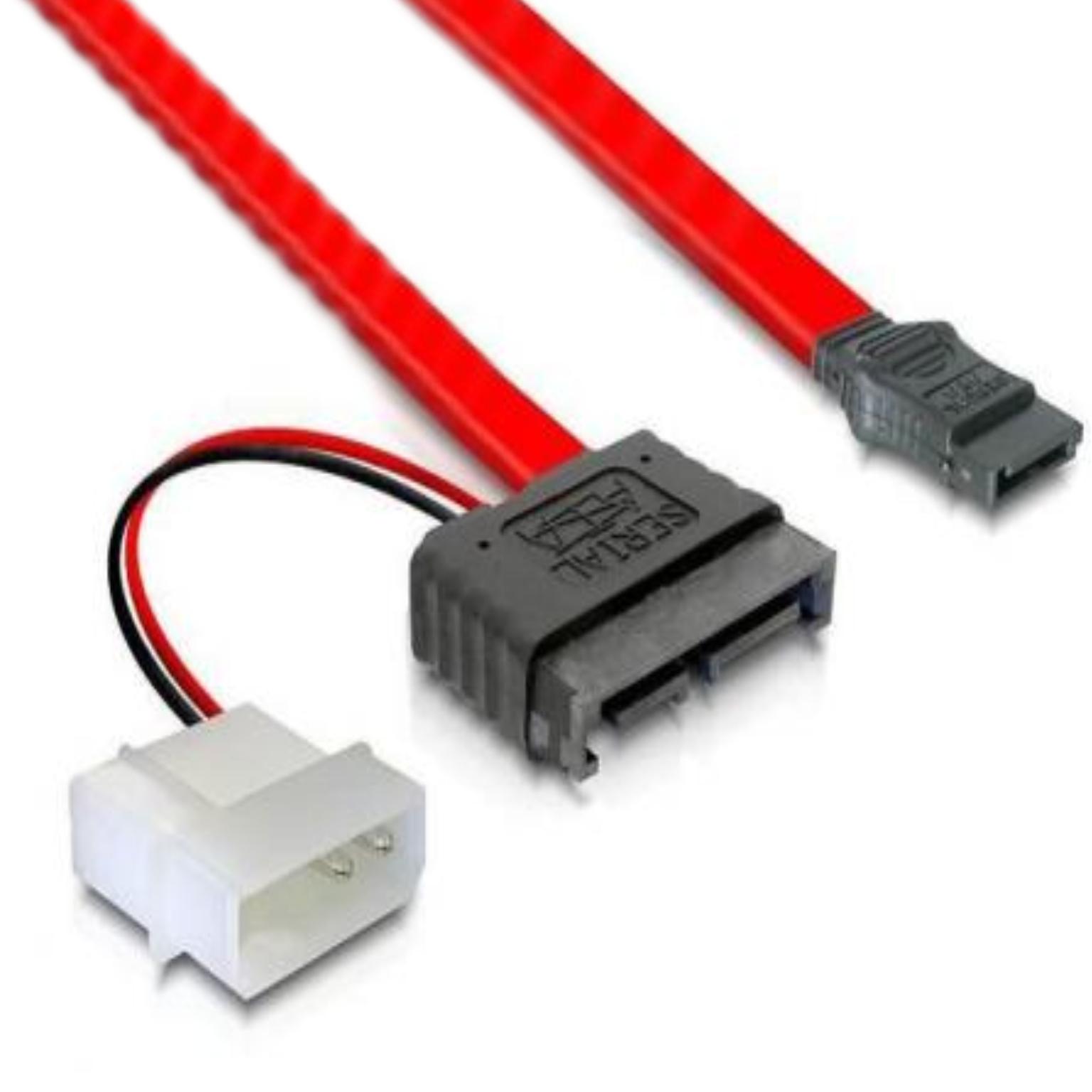 3 Adaptateurs Câbles Molex Vers SATA - 18 Cm, Pour Disque Dur, SSD, Lecteur DVD
