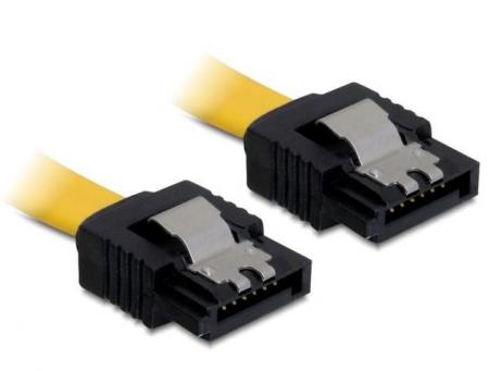 SATA-kabel 70cm geel ge/ge Metaal - Delock