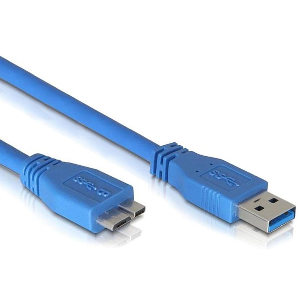 Ontvangst Herinnering advocaat USB 3.0 A naar Micro 3.0 Kabel - Micro USB 3.0 Kabel, Connector 1: USB A  male, Connector 2: micro USB B male, 2 meter.