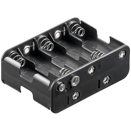 AA batterij houder