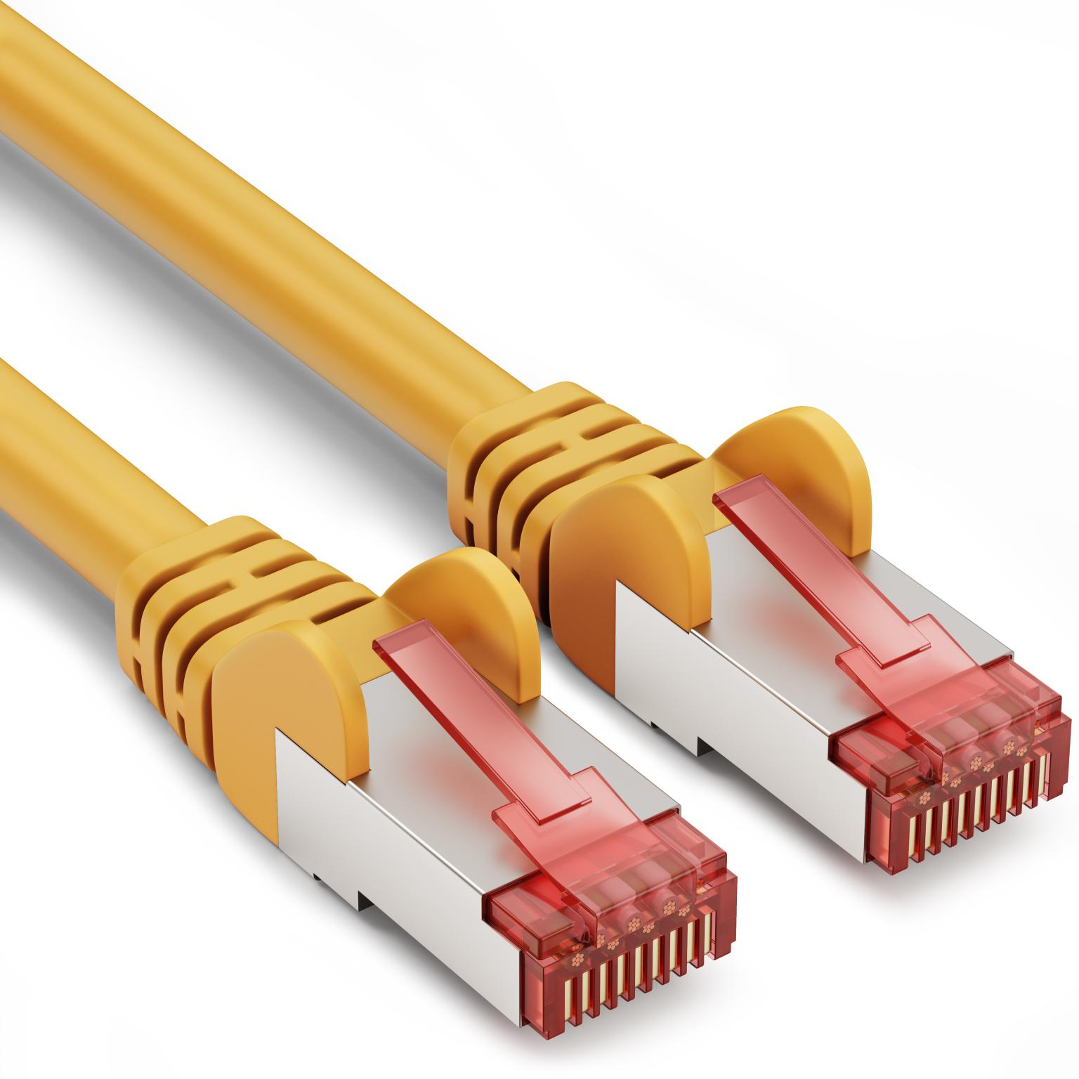 S/FTP kabel - 20 meter - Geel - Goobay