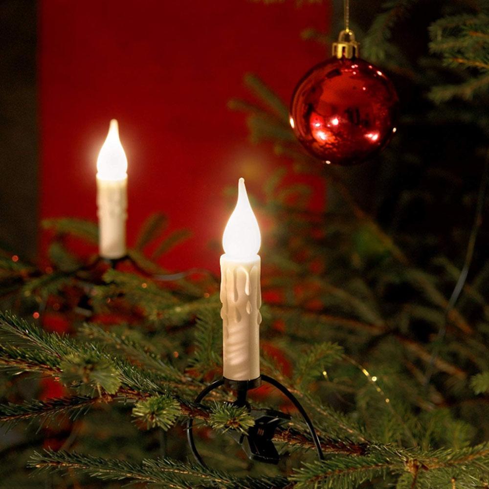 Kerstdecoratie - led kerstverlichting binnen - 20 lampjes - 14.8 meter - warm wit