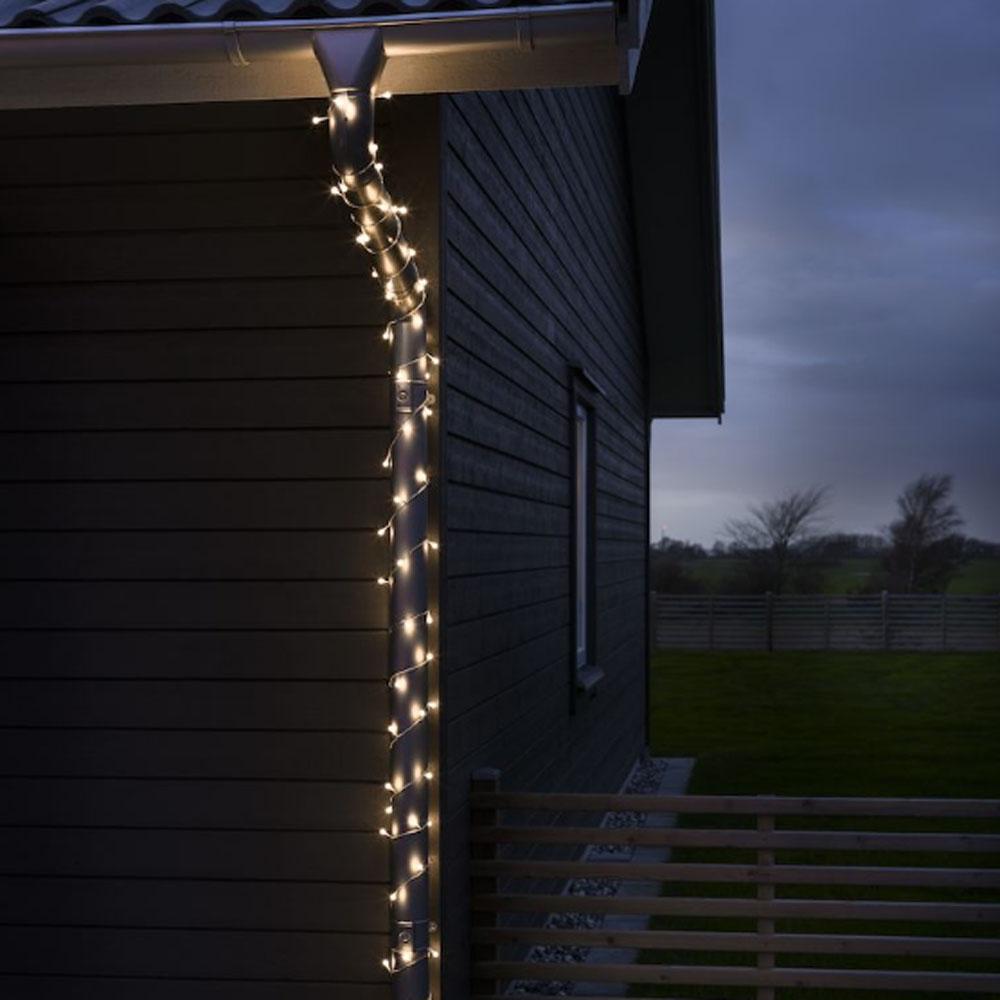 Lichtsnoer - led kerstverlichting buiten en binnen - 160 lampjes - 12.72 meter - koud wit