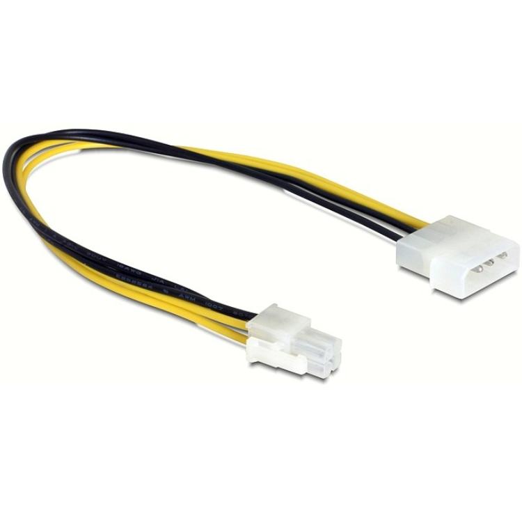 Molex naar P4 voedingskabel - Delock