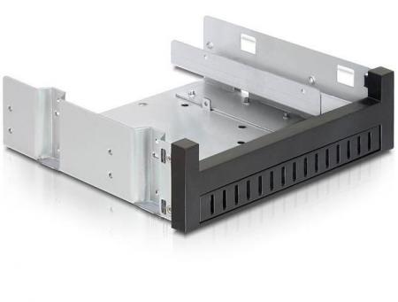 Delock 5,25″ inbouwframe voor 1 x 5,25″ Slim drive + 1 x 2,5″ of 3,5″ HDD - Delock
