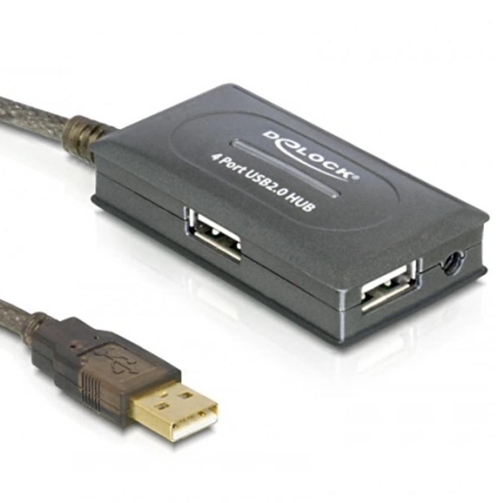   USB A naar USB A  - Met USB hub  - USB 2.0