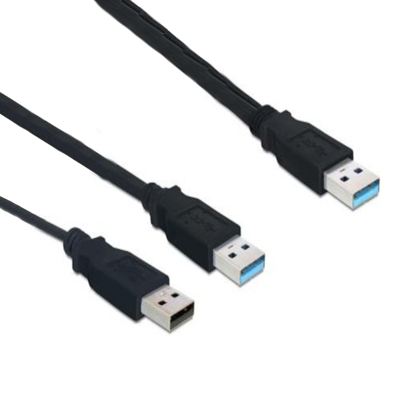 USB A naar USB A Y-kabel - Delock