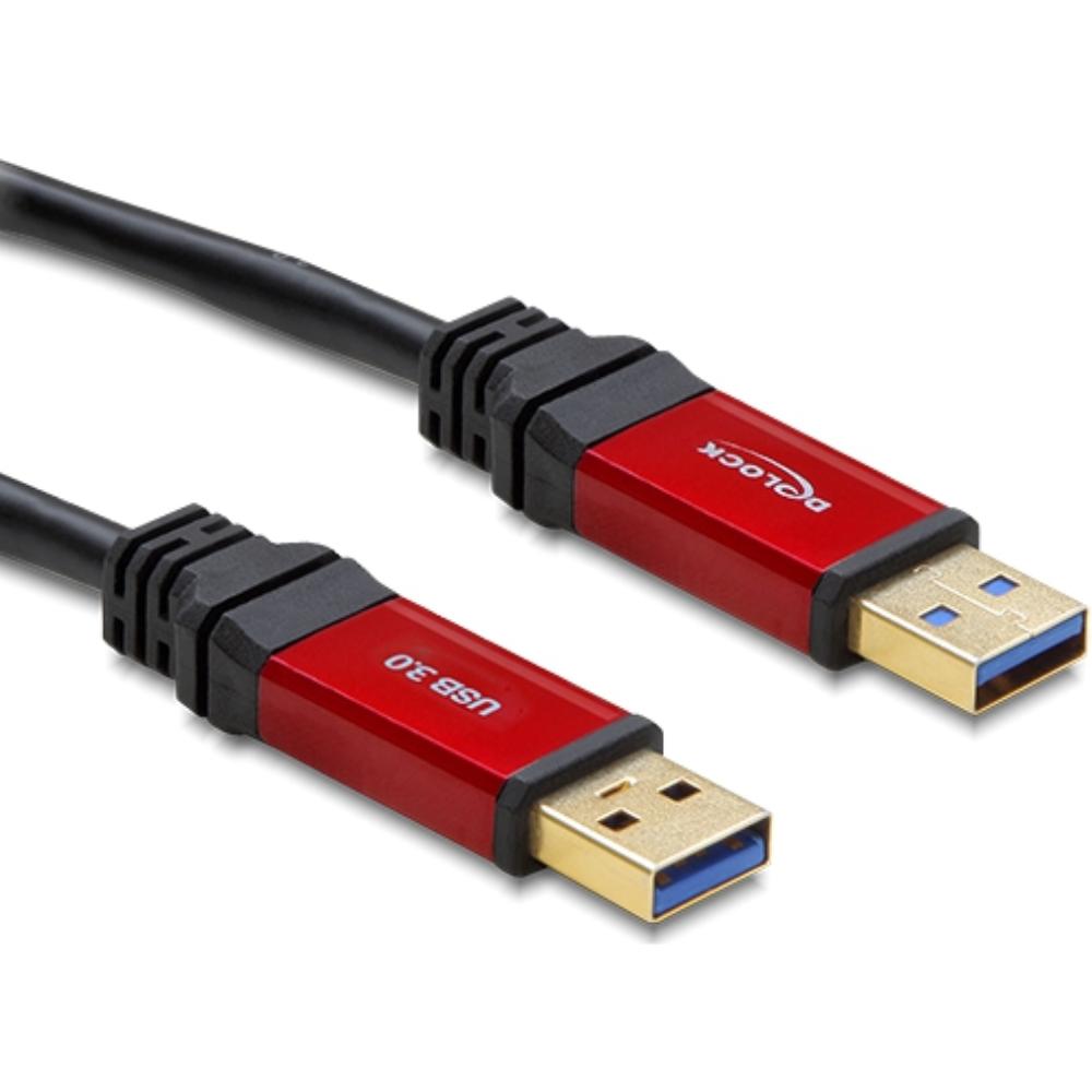 Levering Voorloper armoede USB 3.0 kabel - USB 3.0 kabel, Connector 1: USB A male, Connector 2: USB A  male, 5 meter.