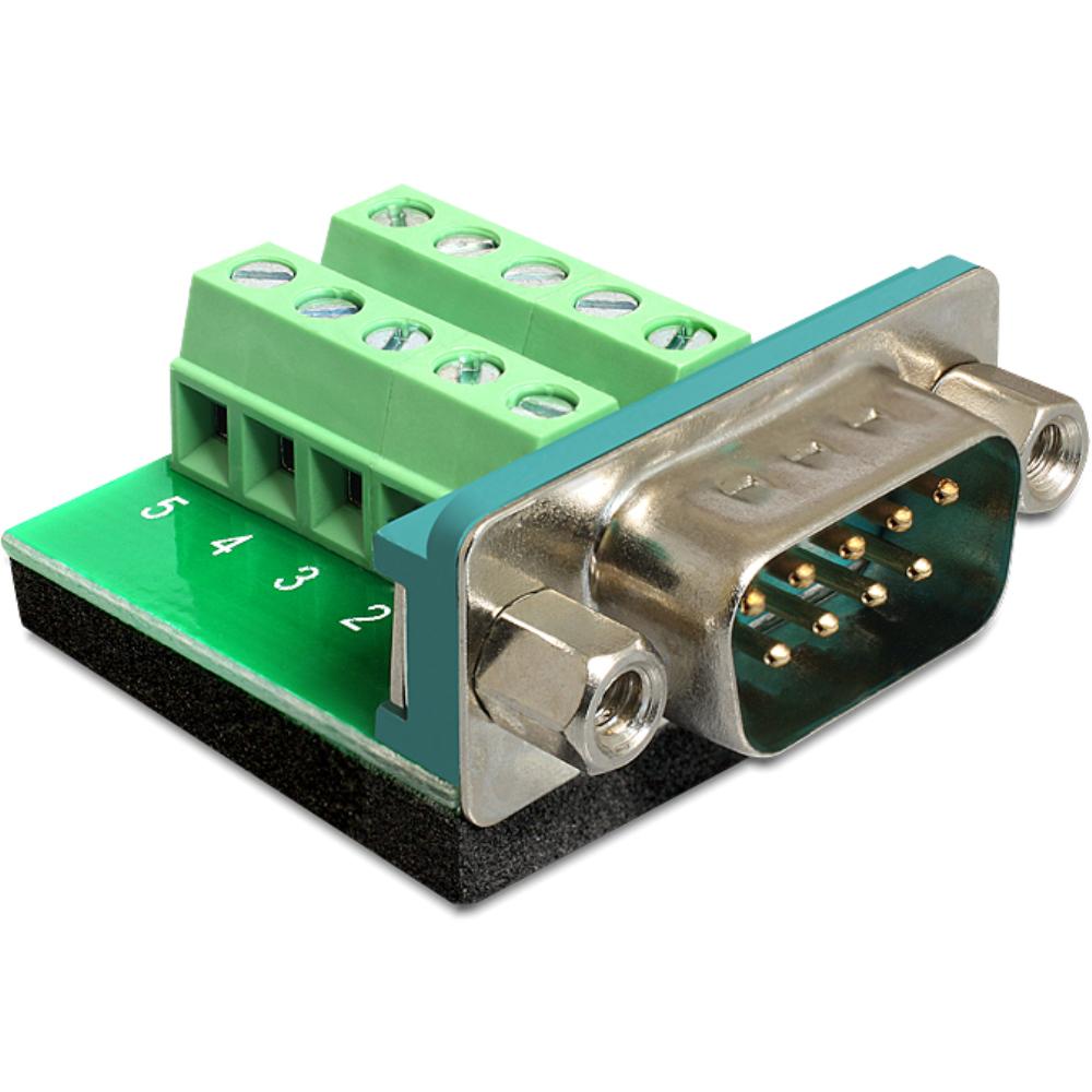 Terminalblock - 9 pin Sub-D aansluiting