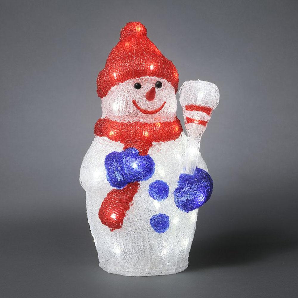 Kerstversiering - Sneeuwpop - Konstsmide