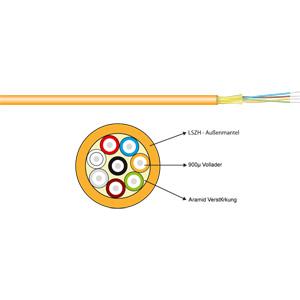 binnenkomst japon Academie Glasvezel Kabel per meter - 50/125µ - OM3 - 12G - Glasvezel Kabel per meter  - 50/125µ - OM3 Voor binnenshuis gebruik Aantal glasvezels: 12  Trekbelasting: 800 N Buitendiameter: 6.2 mm Eenheid: