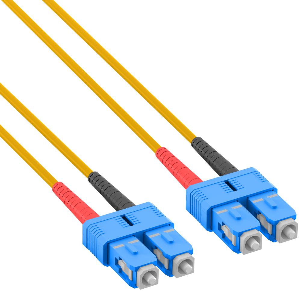 Glasvezel Kabel - SC - SC - OS2 - 1 meter