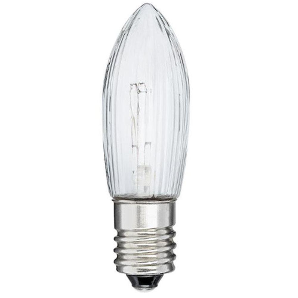 Reserve Kerstlampje - Soort: Reservelamp Lamptype: Gloeilamp Lichtkleur:  Warm Wit Fitting: Insteek Aantal: 5 Stuks