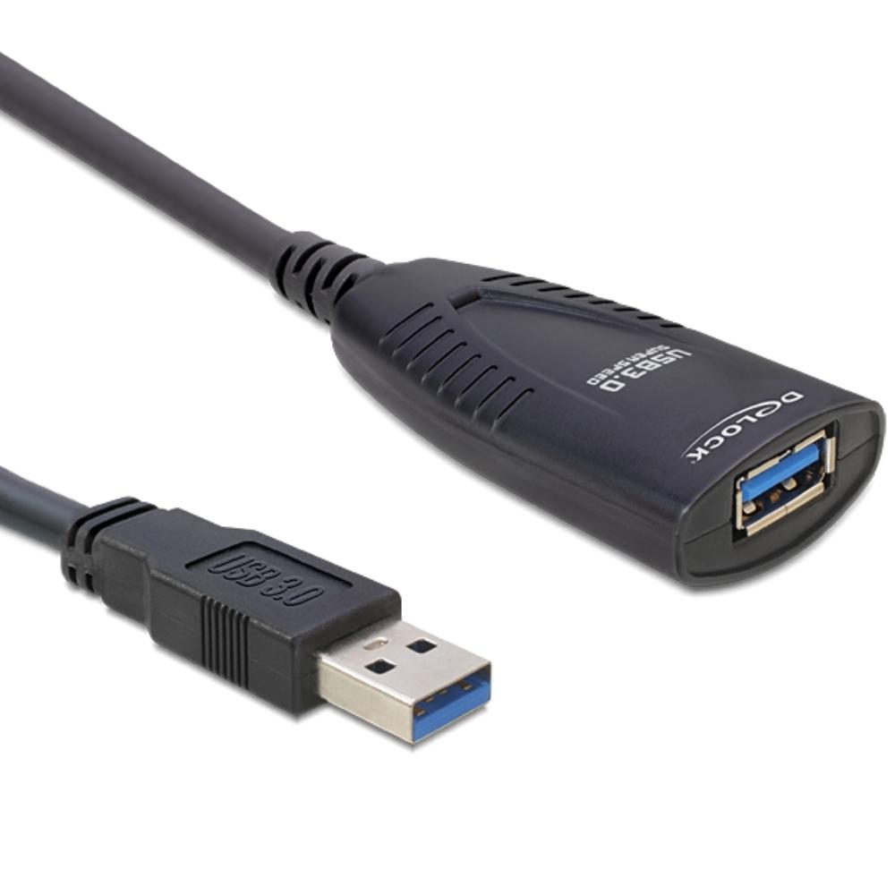  USB A naar USB A  - Met versterker  - USB 3.0