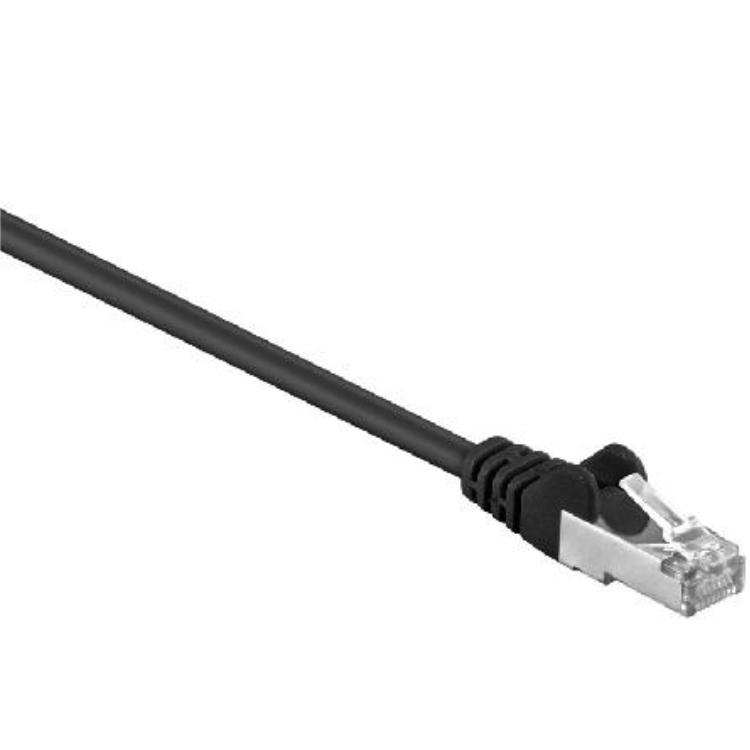 F-UTP Kabel - 2 meter - Zwart - Goobay