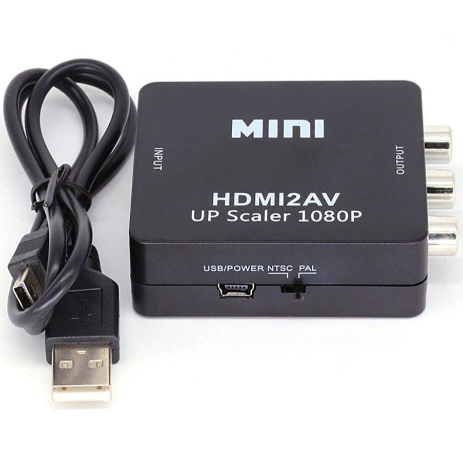 Composiet en S-video naar HDMI Omvormer en Schakelaar - Composiet en S-video naar HDMI Omvormer Schakelaar, Ingang: 3x RCA female (audio/video), - S-video female, HDMI female Uitgang: -