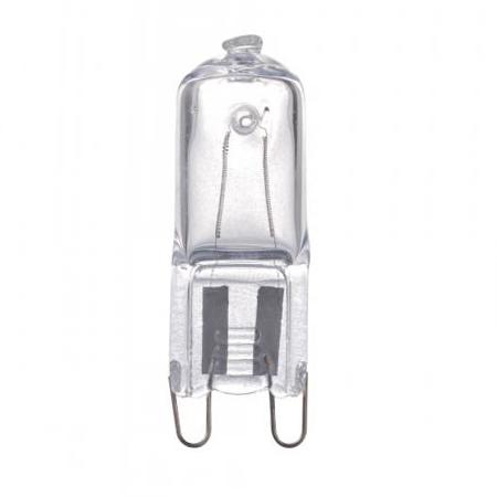 Halogeenlamp | G9 -Capsule | 28 W | 370 lm | 2800 K - Capsulevormige halogeenlamp met G9 kap, 370 lumen en een van 28 watt. De lamp verspreidt een warm