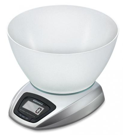 Digitale Keukenweegschaal - Digitale Keukenweegschaal, Inhoud kom: 2,5 liter, Maximum weegvermogen: 3 kg, Schaalverdeling: 1 gram, Met