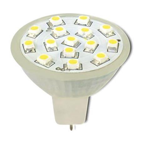 GU4/MR11 Lamp - Led - - Led, Vermogen: 1 Watt - Volt, Lichtsterkte: 75 lumen, Afmetingen: Ø35mm/H35mm, Lichtkleur: Warm Wit - 3000 K.