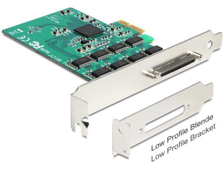 Delock PCI Express kaart > 8 x Seriële RS 232 High Speed 921K - Delock