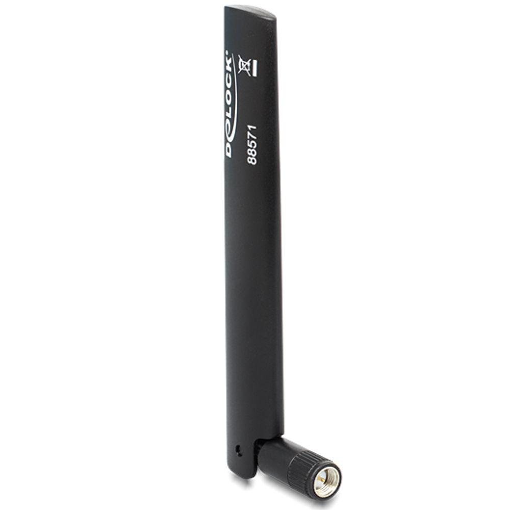 Delock LTE Antenne SMA 0,8 ~ 3,0 dBi omni-directioneel met flexibele arm