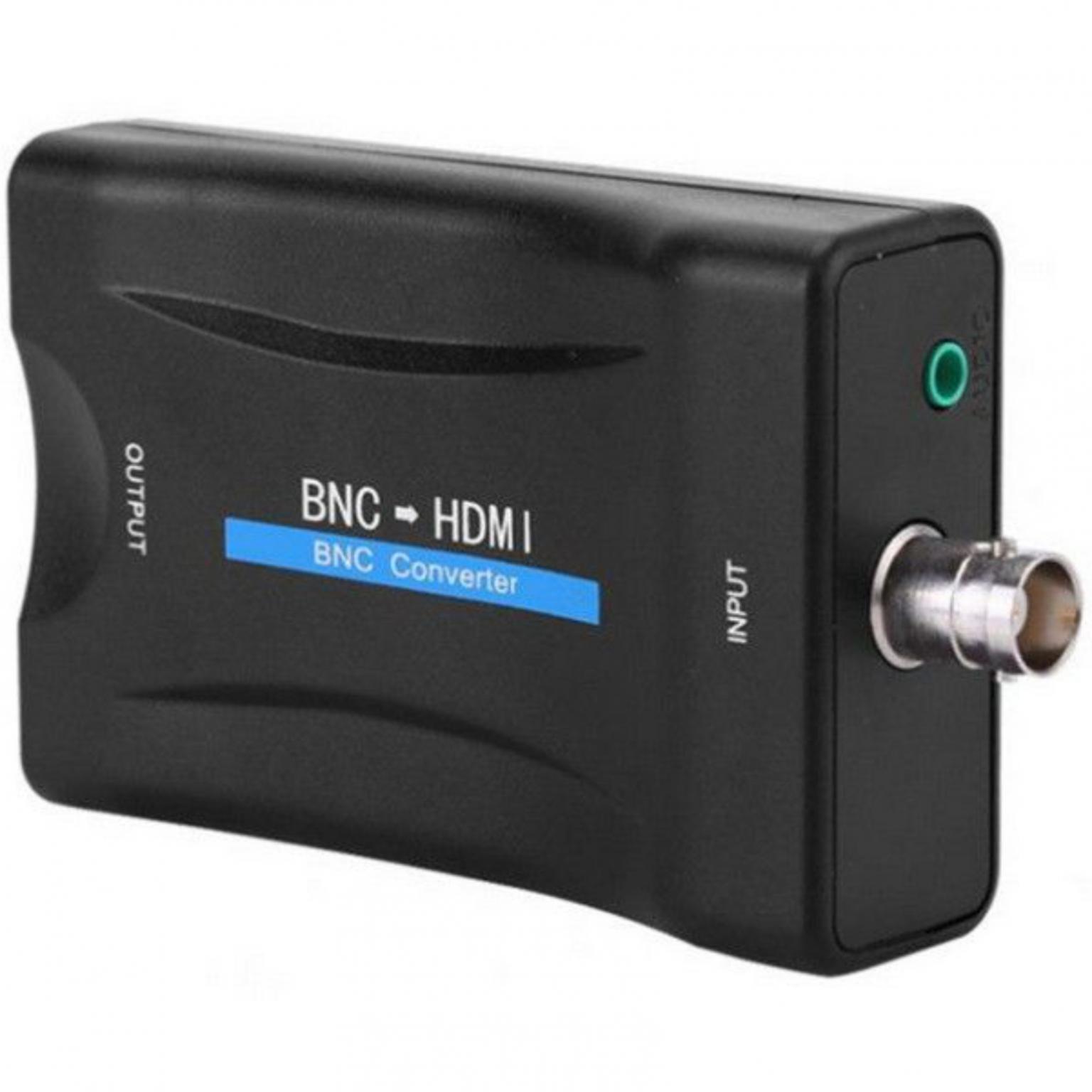 Uitvoeren geest lokaal BNC naar HDMI omvormer - BNC naar HDMI omvormer, Aansluiting 1: BNC (BNC)  Female, Aansluiting 2: HDMI Female, Maximale resolutie: 1080p.