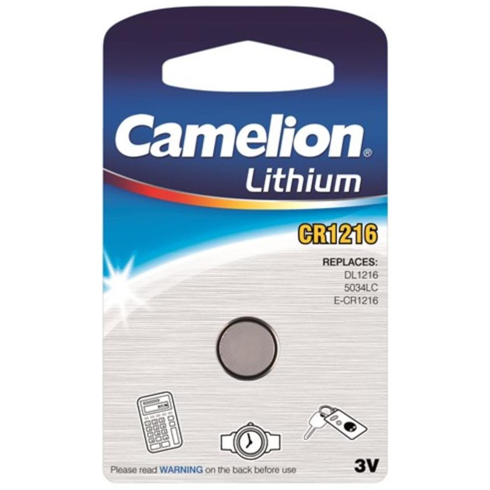 Knoopcel batterij - CR1216 - Camelion