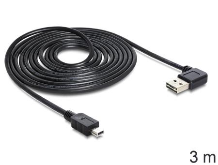 USB A naar USB Mini - 3 meter - Delock