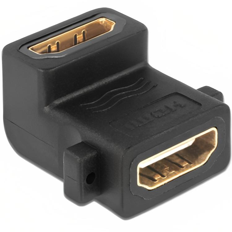 HDMI A Koppelstuk 90 naar beneden