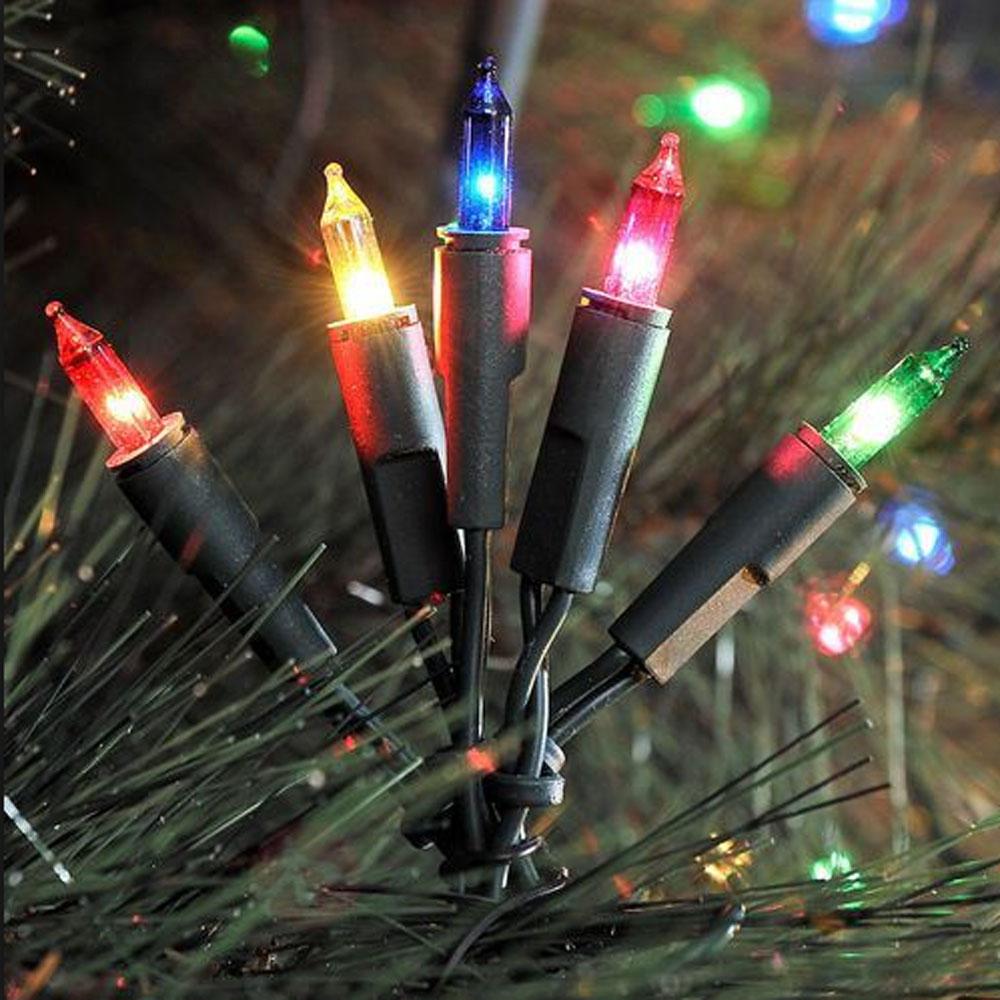 Led Kerstboomverlichting - 10 lampjes - 1.35 meter - multicolor