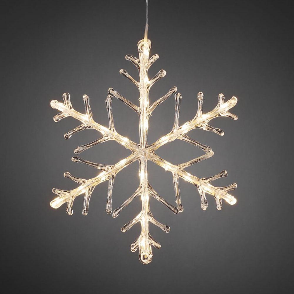 Kerstverlichting - kerstster - 24 lampjes - 40 x 40 cm - warm wit