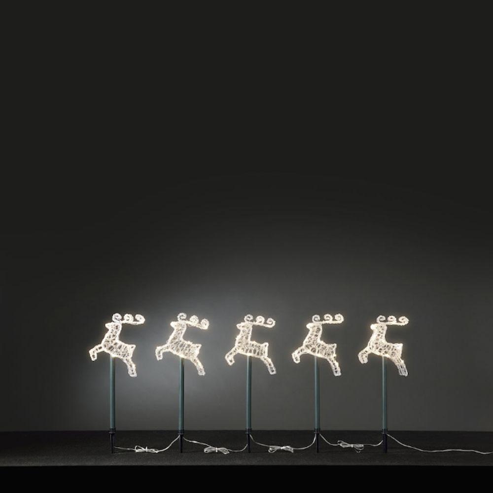 Kerstfiguur - Rendier - Kerstfiguur - Warm Wit, Type: LED ... Kerstfiguur - Rendier - Kerstfiguur - Warm Wit, Type: LED ...