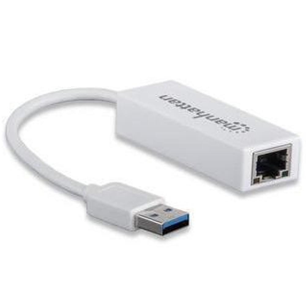 USB Netwerkadapter - LAN - Manhattan