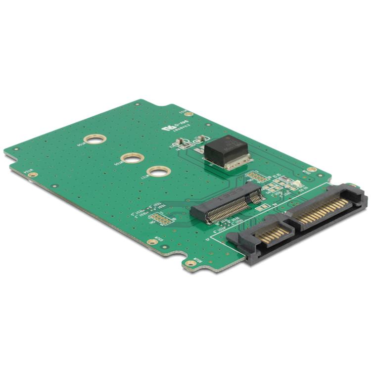 22-Polig SATA naar M.2 NGFF adapter - Delock