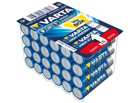 HIGH ENERGY ALKALINE AAA / LR03, 1.5V - 4903.301.124 (24 st.) - Varta