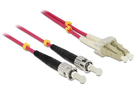 Vezeloptische kabel LC/ST 50/125µ 10m OM4