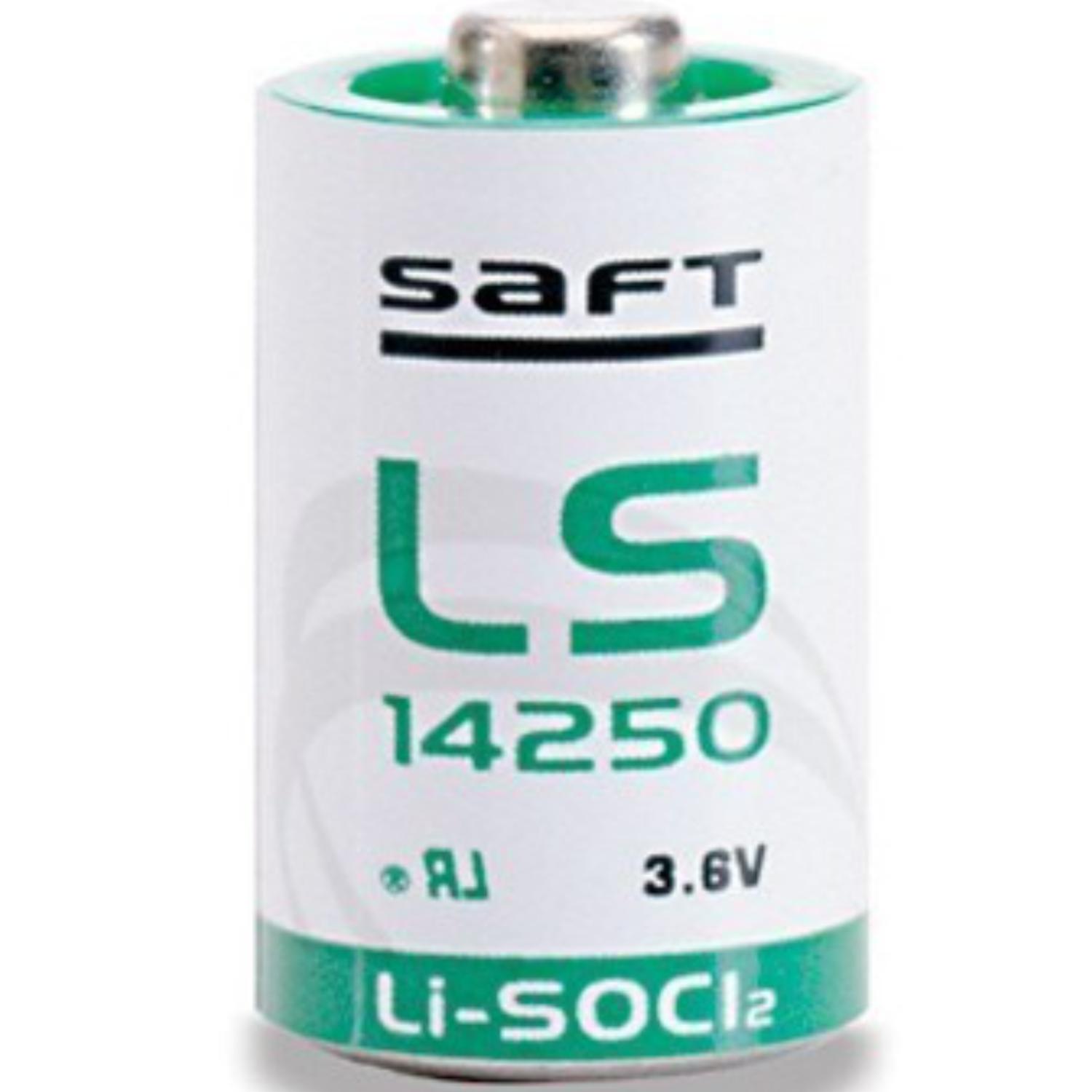 Afvoer De daadwerkelijke beginnen 1/2 AA batterij - Lithium - Aantal: 1 batterij, IEC code: CR1250, Spanning: 3.6  volt, Capaciteit: 1200mAh, Merk: Saft - LS,