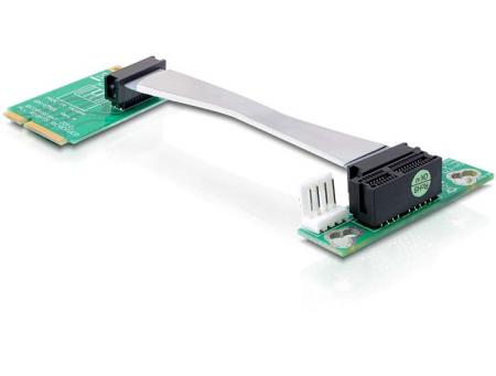 DeLOCK Riser card PCI 32 Bit with flexible cable left insertion - Riser Card (41793