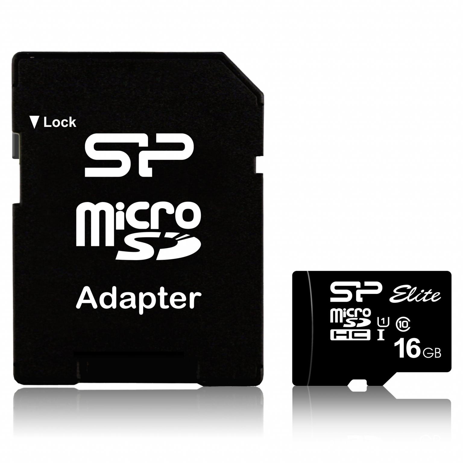Micro SDHC geheugenkaart - 16 GB - Silicon Power