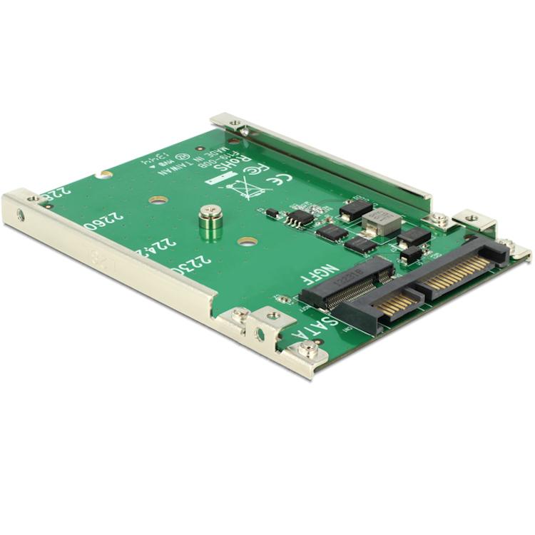 22-Polig SATA naar M.2 NGFF adapter - Delock